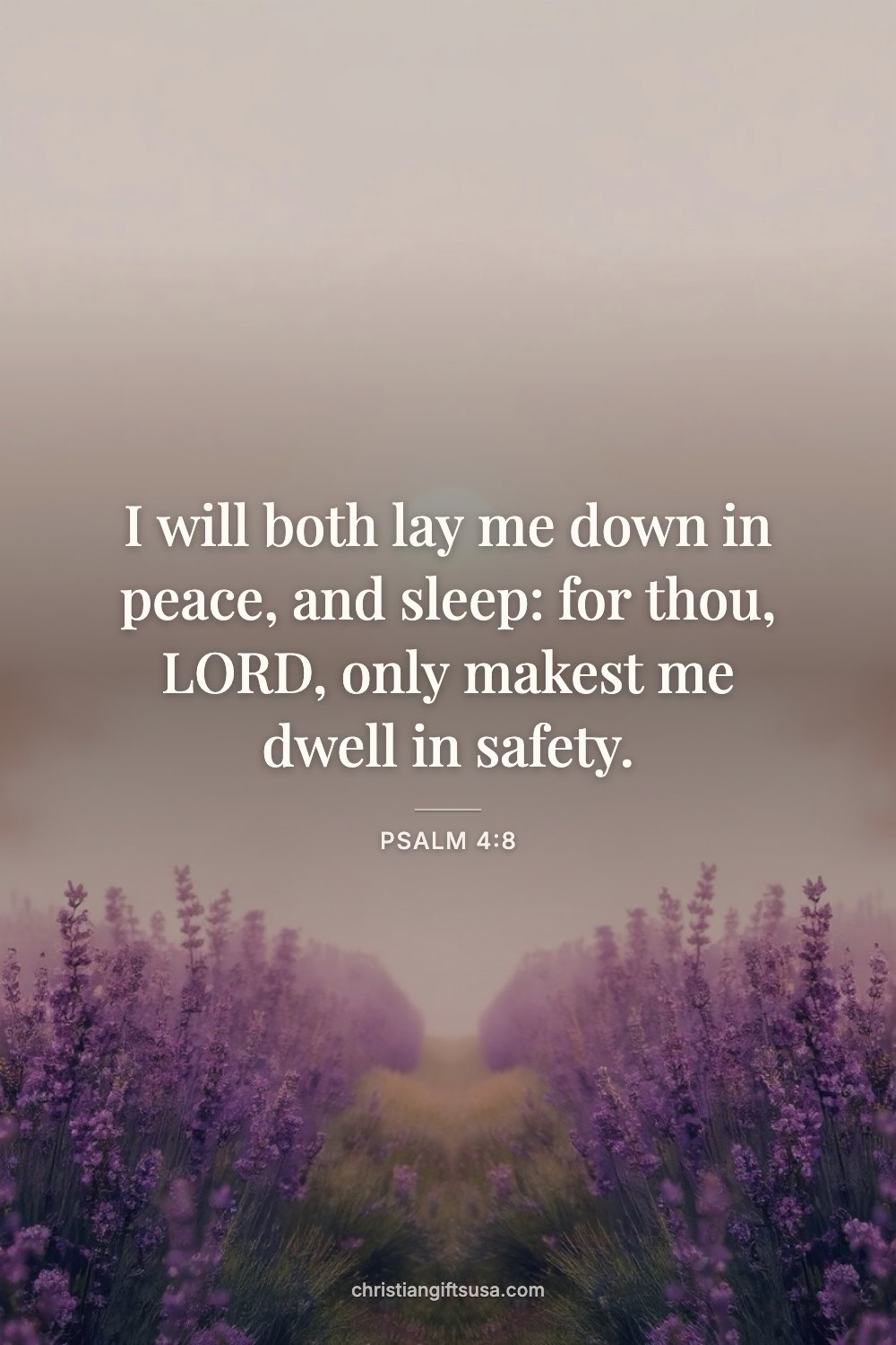 Psalm 4:8 wallpaper