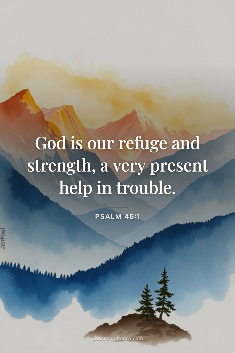 Psalm 46:1 wallpaper